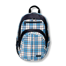 格子布休閒背包 後背包工廠